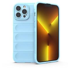Imagem de Capa à prova de choque de silicone para iPhone 13 12 11 Pro Max 6 6S 7 8 Plus SE 2020 3 X XR XSMax Borracha Macia Gel Bumper Capa Traseira Completa, Azul Claro, Para iPhone 14
