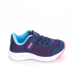 Imagem de Tênis Infantil Feminino Kidy Energy Calce Fácil Marinho Pink