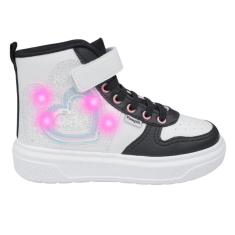 Imagem de Tênis de Led Infantil Pampili XP 24 736.016 Cano Médio-Feminino