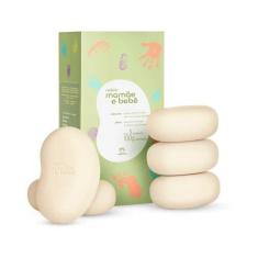 Imagem de Sabonete Barra Infantil Mamãe Bebê 5X100g Tradicional - Perfumaria
