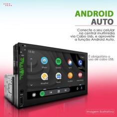 Imagem de Kit Multimidia Universal Bt 2 Din Mp5 Android e Carplay F250 - First O