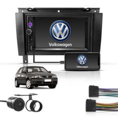 Imagem de Kit Multimídia Mp5 2 Din 7" Bt Espelha Vw Volkswagen Gol G3 - First Op