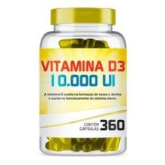 Imagem de Vitamina D3 10.000Ui com 360 cápsulas