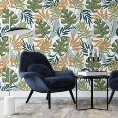 Imagem de Papel de Parede Adesivo Folha Natureza N02093 Rolo de 0,58x3,00M