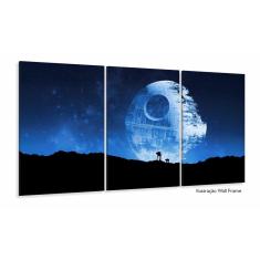 Imagem de Quadro Decorativo 120x60 Sala Quarto Estrela Da Morte At-at