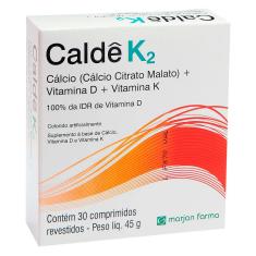 Imagem de Suplemento Vitamínico Caldê K2 com 30 comprimidos Marjan 30 Comprimidos Revestidos