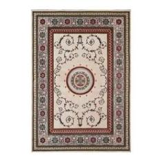 Imagem de Tapete Retangular Veludo Marbella Çagdas II Creme 248x350 cm