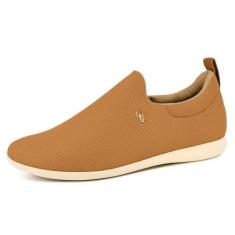 Imagem de Tênis Casual Feminino Slip On Tan Usaflex AI3411