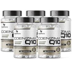 Imagem de 5x Coenzima Q10 100% Pura (200mg P/Porção) 60 Capsulas Tuttiflora