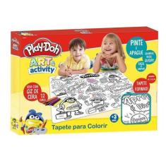 Imagem de Tapete Para Colorir Playdoh Com Giz De Cera E Apagador - Fun