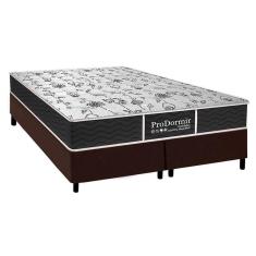 Imagem de Cama Box King: Colchão Molas Probel Prolastic Sleep + Base CRC Suede Brown(193x203)