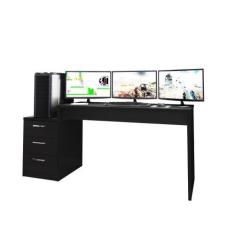 Imagem de Mesa Para Computador Notebook Game Drx 5000 Preto - Fdecor - Móveis Le