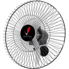 Imagem de Ventilador De Parede Venti-Delta Parede Oscilante Preto Com 3 Pás, 60