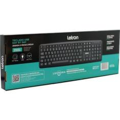 Imagem de Teclado usb letron padrao day by day pt - LEONORA
