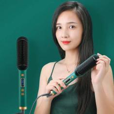 Imagem de Escova Alisadora De Cabelo Multifuncional Bivolt Com Visor - oem, Cinz