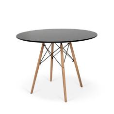 Imagem de Mesa Redonda Eames Eiffel Wood 100cm - 