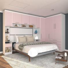 Imagem de Guarda Roupa Dormitório Modulado Alpes Casal 1,58 m Queen Canto - Roupeiro Luciane M03