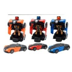Imagem de Brinquedo Carrinho De Corrida Transformers Robo Luz Som Cores Variadas