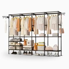 Imagem de Guarda-Roupa Organizador com 4 colunas Closet Desmontável
