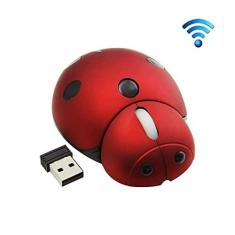 Imagem de Acessórios para computador CM0184 3000 DPI 3-KEYS Mini Ladybug 2.4g Mouse sem fio sem fio mouse sem fio