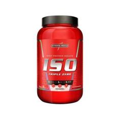 Imagem de Whey Protein Isolado Integralmédica  - Iso Triple Zero 900G Morango Na