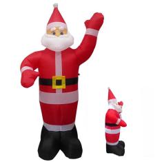 Imagem de Papai Noel Natalino Grande Natal 1 Metro e 90cm Enfeite Natal Casa Comercio Festa Fim de Ano Merry Christmas