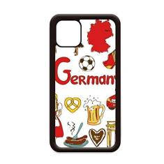 Imagem de Capa com bandeira nacional de animais da Alemanha Landscap para iPhone 12 Pro Max para Apple Mini Mobile Case