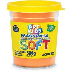 Imagem de Massinha De Modelar Soft 07350 500G Laranja Acrilex