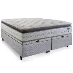 Imagem de Cama Box Baú Herval Queen Adapt, 80X158x198 Cm, Molas Ensacadas