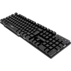 Imagem de Teclado Semi Mecânico Gamer Luz LED RGB Backlight QWERTY - Xzhang