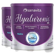 Imagem de Kit 2 Hyaluronic ácido hialurônico Skin da Sanavita com 270g