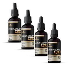 Imagem de 4x Coenzima Q10 100mg Por Porção em Gotas 30ml Tuttiflora