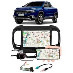 Imagem de Multimídia 9" Polegadas Fiat Toro Espelhamento USB Bluetooth + Moldura