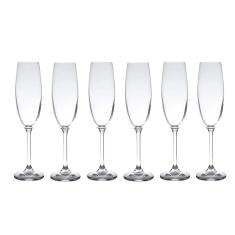 Imagem de Jogo 6 taças 220ml para champagne de cristal ecológico transparente Gastro/Colibri Bohemia - 5327