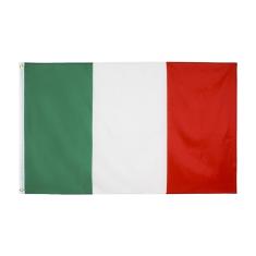 Imagem de Bandeira Itália 3x5Ft Bandeira Costurada Dupla Bandeira Italiana Fly Breeze Flag