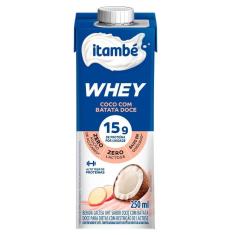 Imagem de Bebida Láctea UHT Itambé Whey com 15g de Proteína Sabor Coco com Batata Doce 250ml