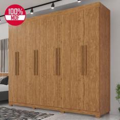 Imagem de Guarda-Roupa De Casal 100% Mdf 8 Portas 4 Gavetas Itália  - Tudo De Mó
