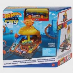 Imagem de Pista Hot Wheels City Lanchonete De Hambúrgueres - Mattel HDR26