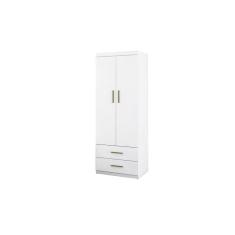 Imagem de Guarda Roupa Infantil 2 Gavetas 2 Portas Roupeiro Solteiro Bco Chiara - Phoenix Baby