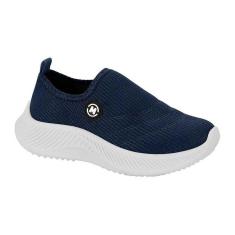 Imagem de Tênis Infantil Masculino Slip On Marinho Total Preto Molekinho 2857.100-Masculino