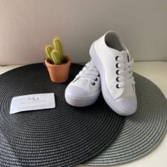 Imagem de tênis infantil  com  Cadarço BRANCO Fácil de Calçar Confortável - MARC