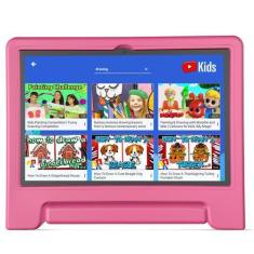 Imagem de Tablet VNEIMQN Kids 10.1" Android 14 64GB WiFi rosa
