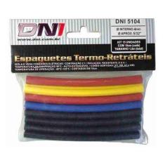 Imagem de Espaguete Termo Retrátil 4mm - Dni 5104 C/15p