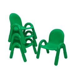Imagem de Cadeira infantil infantil de 23 cm, verde trevo, pacote com 2, solução de assento ergonômica empilhável para salas de aula e escolas domésticas