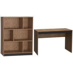 Imagem de Mesa e Estante Para Escritorio Gamer B28 Mell Preto NOVAM