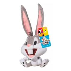 Imagem de Pelúcia Pernalonga 40cm Boneco Looney Tunes Hipoalergênico Super Macio