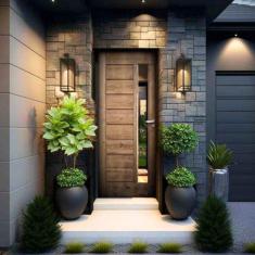 Imagem de Folha De Porta De Madeira 210x82cm Bbv Eco Uniportas Natural