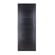 Imagem de Porta de Aluminio Lambril 210 Cm X 90 Cm Preto