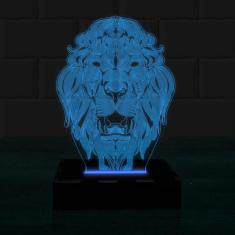 Imagem de Luminária Led 3D Leão Abajur 1