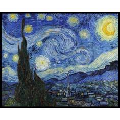 Imagem de Quadro Decorativo Noite Estrelada Vincent Van Gogh 40x50cm